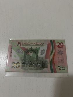 $ 20 Pesos //Bicentenario De La Independencia UNC