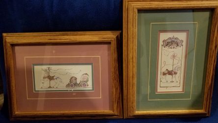 Carousel Horse & Cinderella Carriage Art Set