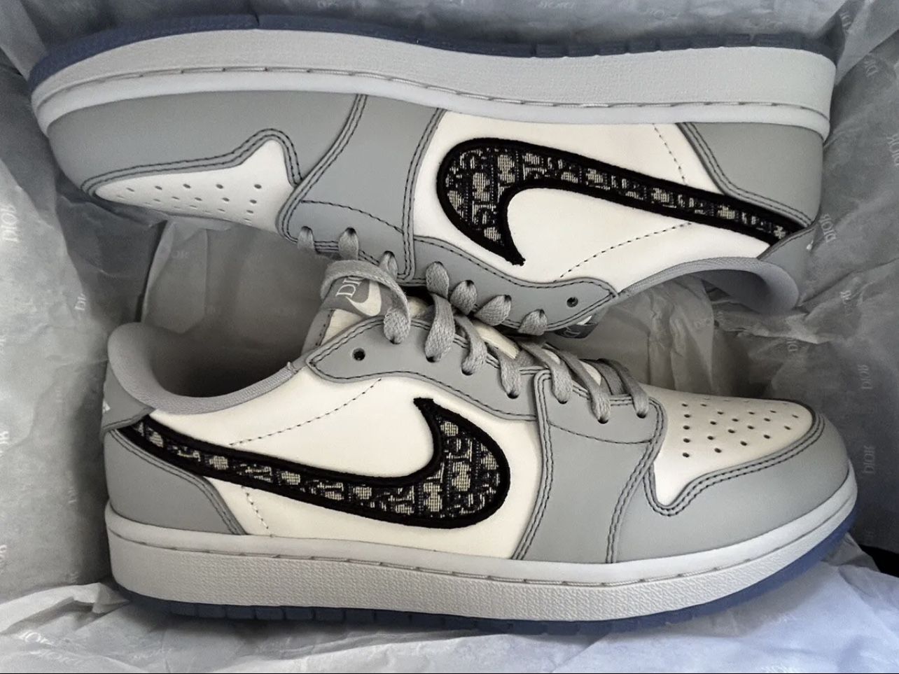 Authentic Size 11 Dior Nike Dunk Lows***will Ship Worldwide @ Buyers Expense***