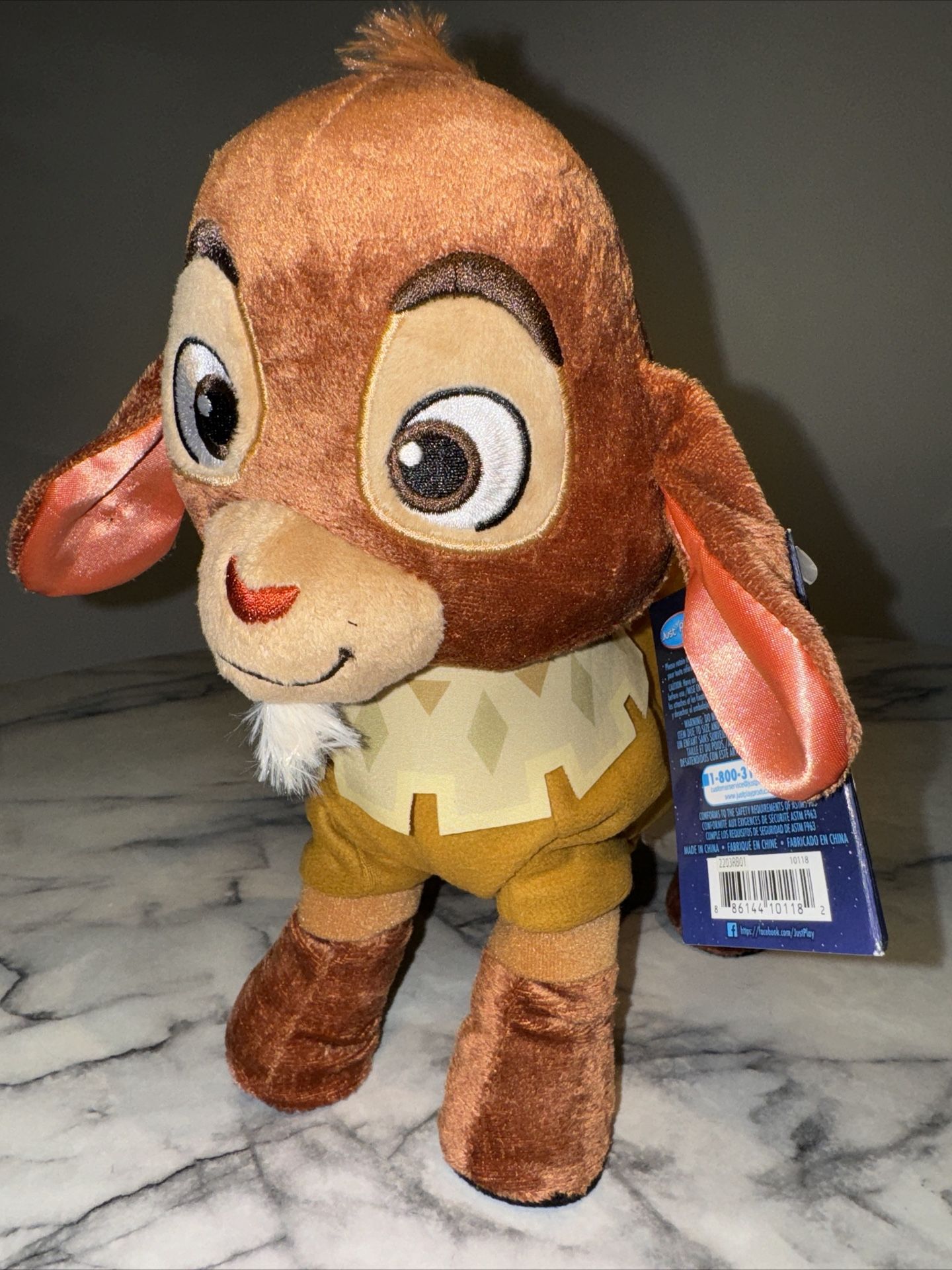 NWT Disney Wish Movie Valentino Walk N Talking Fainting Goat Plush Toy 11" WORKS  Brand new with tags attached. In perfect condition. Works perfect. H