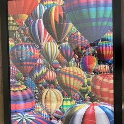 Framed Hot Air Balloon Puzzle