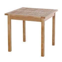 Brand New 32” Teak Square Outdoor Table