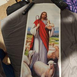 Jesus Canvas Print Poster Scene