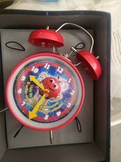 Org M AND M CLOCK IN BOX