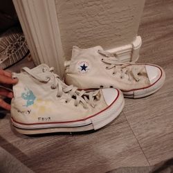 White Converse 