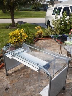 Glass PC Desk