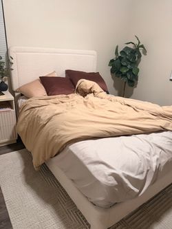 upholstered headboard