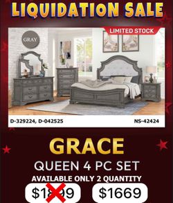 Liquidation Sales: Queen Bedroom Set