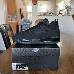 Jordan 4 Retro Black Cat (2025) Size 11