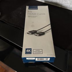 8ft Insignia HDMI Cable 4k