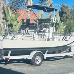 2004 Stelthma with a 115 hp Johnson 21ft