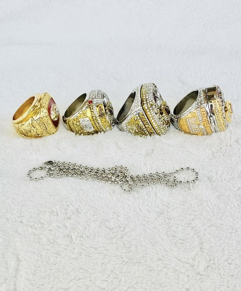 Chiefs Championship Fan Rings Set / Size 11