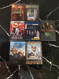 Mixed DVD & Blu-ray Movie Lot of 7