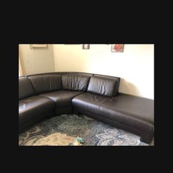 Real leather Couch