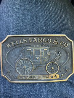 Wells Fargo Belt Buckle
