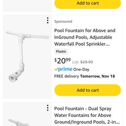 Waterfall Pool Fountain