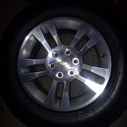 Chevy 18" Rim And Tires 265/65 R18 Set Of 4