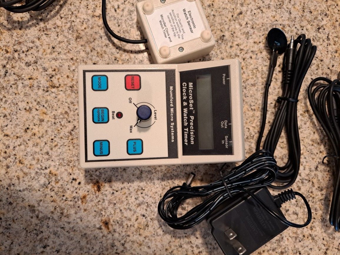 MicroSet Precision Clock And Watch Timer