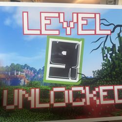 Minecraft Birthday Sign For A Nine-Year-old 