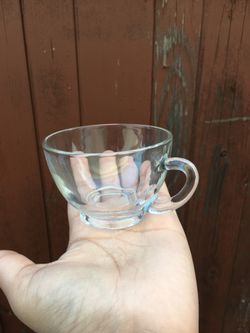Small glass cups