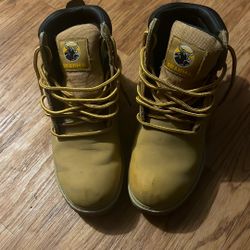 brahma mens steeltoe leather waterproof boots