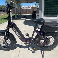 Fat Tire Folding E-Bike Hovsco