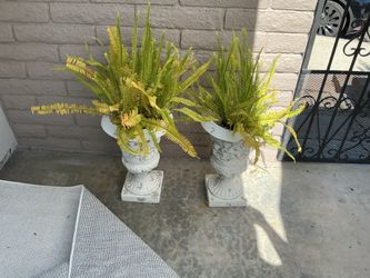 Angel Plant Urns - Pair $75 As Is
