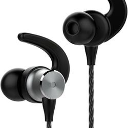 Senzer H3 Wired Headset In Ear Headphones Chamber with Microphone for Workout Sports Jogging.