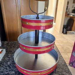 3 Tiered Metal Tray