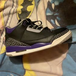 Jordan 3 Court Purple