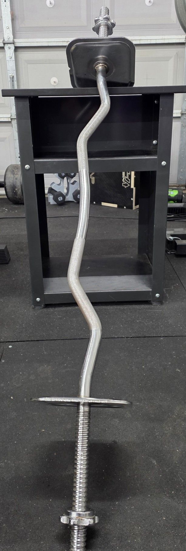Ironmaster Dumbbell Stand and Curl Bar