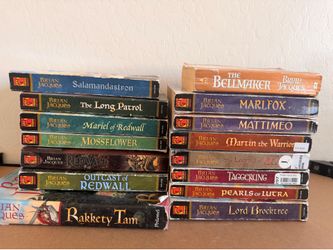 Epic Redwall Fantasy Book Lot (14 Books) – Brian Jacques Firebird Collection