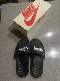 Nike stussy slides benassi size 11