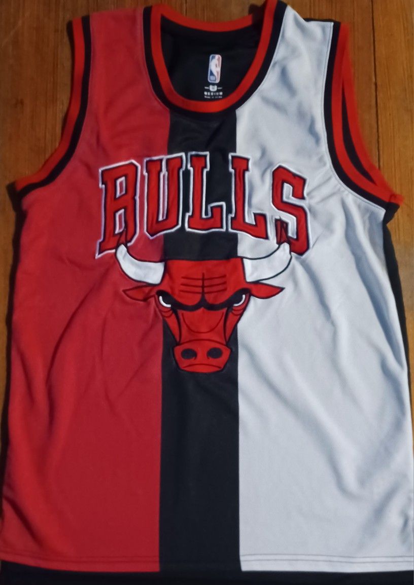 Chicago Bulls Men's Size Medium Jeff Hamilton Colorblick Stitched Jersey Jordan Pippen