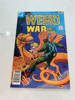 Weird War Tales # 66, 1978, DC Comic Book, Supernatural Horror, Joe Kubert, FN
