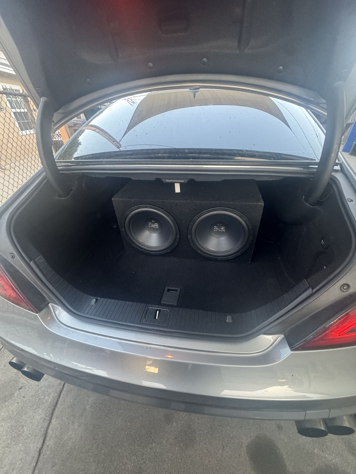 Dual 12” Polk Audio Subwoofers