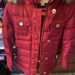 Sz Small Michael Kors Coat Red New