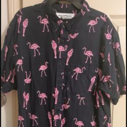 Flamingo 🦩 Men's Shirt L