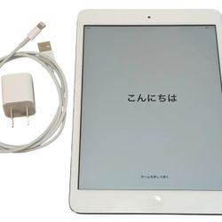 Apple A1489 iPad mini 2 Wi-Fi 16GB Silver iOS Tablet Reset Tested Works grade A