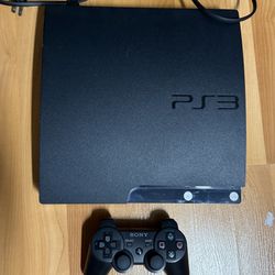 PlayStation PS3 Console With Controller And Power Cord 