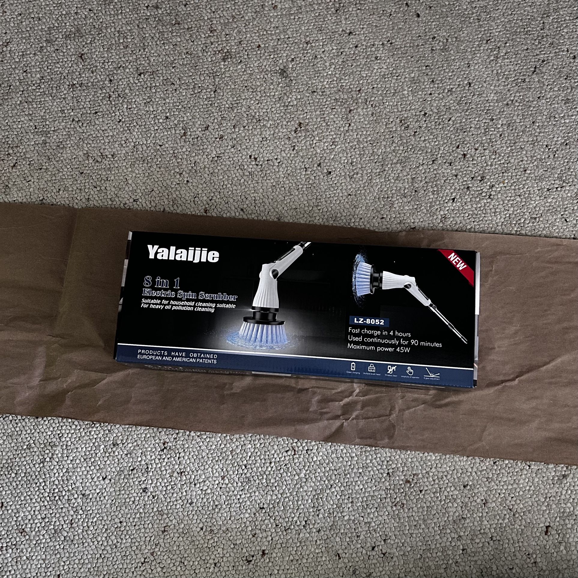 electric spin scrubber