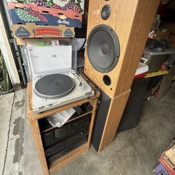 Vintage Pioneer Technics Stereo System Vinyl Record Cassette Tape 