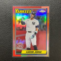 2025 Aaron Judge Topps Chrome “35th Anniversary”