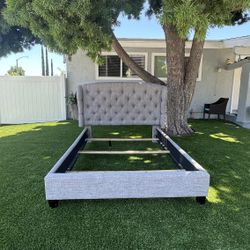 Grey Bed Frame 