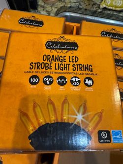 NIB - Orange LED Strobe Light Strong