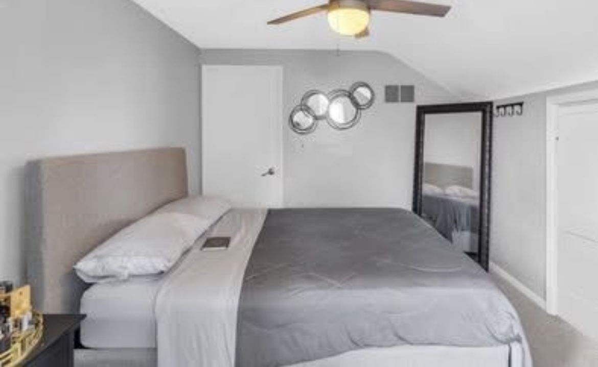 Queen Bed With Mattress And Dresser