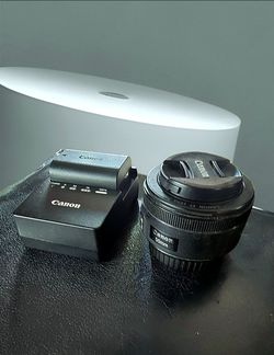 Canon EF 50mm f/1.8 STM Prime Lens | Cinematic Bokeh | Battery Included