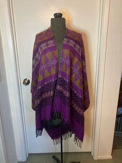 Wool cape /poncho  jacket