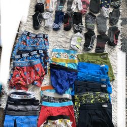 Boys Underclothes Size 4-5 Yrs