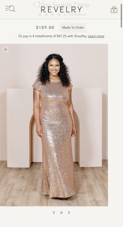 revelry chloe sequin dress